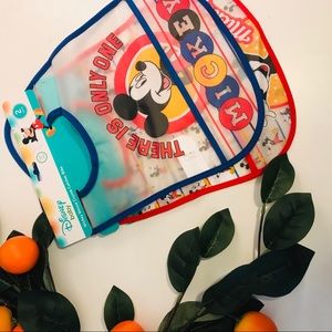 Mickey Mouse crumb catcher bibs